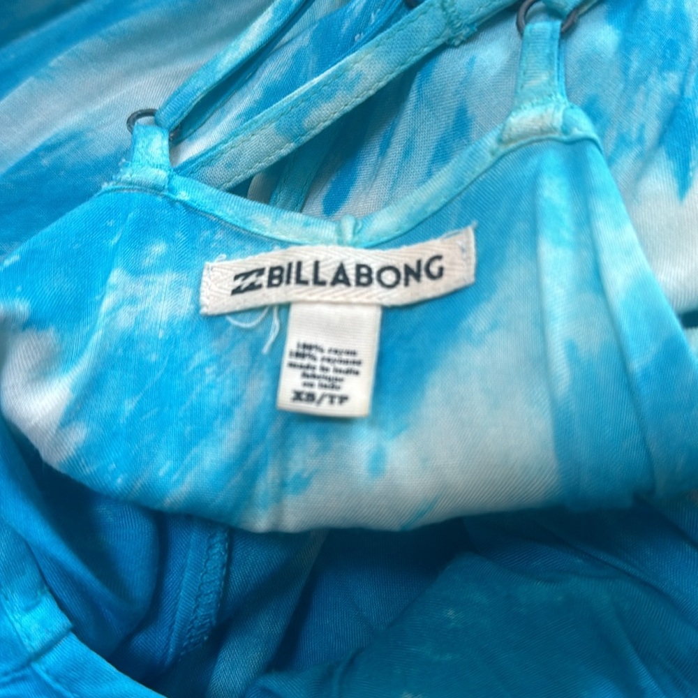Billabong asymmetric hem tiedye maxi dress. Size XS - Picture 7 of 7